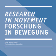 Forschung in Bewegung / Research in movement - Cover