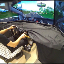 Autofahren am Simulator