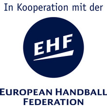 EHF Logo mit Hinweis auf die Kooperation mit der DSHS Köln EHF Logo mit Hinweis auf die Kooperation mit der DSHS Köln
