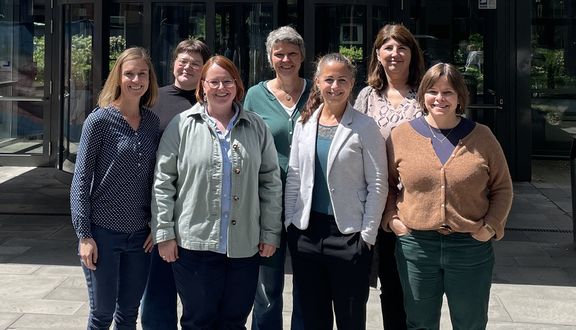 Projektteam mit Mitarbeiterinnen der Deutschen Sporthochschule Köln und der Universität Bielefeld 
