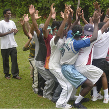 Teilnehmer einer Coach-Ausbildung in Bandaragama/Sri Lanka. Foto:©Marianne Meier