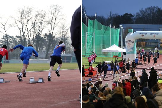 Sprint und Ausdauerlauf im Rahmen des Eignungstests