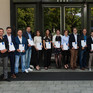 Abschluss im European Handball Manager (EHM): Die diesjährigen AbsolventInnen nach der Zertifikatsverleihung.