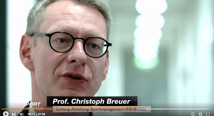 Screenshot des Beitrags mit Christoph Breuer