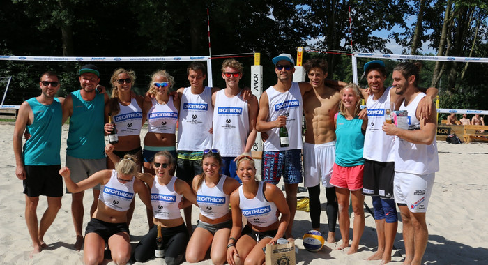 Die Gewinner der Beachvolleyball-Hochschulmeisterschaft