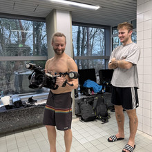 EuViS-Fotograf Benjamin Schultze bei der Arbeit