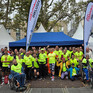 Gruppenfoto mit Teilnehmenden des Staffelmarathons