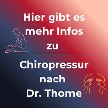 Chiropressur nach Dr. Thome - mehr Infos gibt's hier.