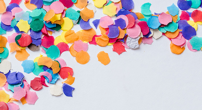 Aninimiertes Konfetti