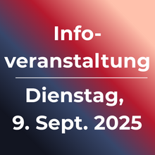 Infoveranstaltung M.Sc. Sportphysiotherapie am 09.09.2025.