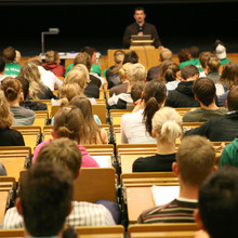 Studierende im Hörsaal