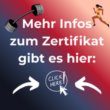 Mehr Infos zum Zertifikat DSHS Athletiktrainer*in gibt's hier.
