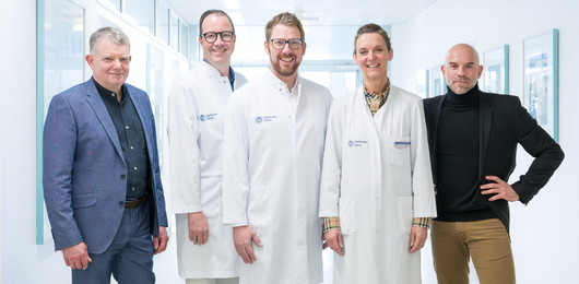 Gruppenbild mit Projektverantwortlichen der Studie