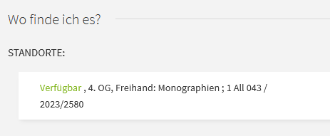 Bildausschnitt Detailanzeige Standorte