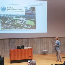 Steffen Willwacher hält Vortrag auf der ISBS-Konferenz