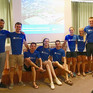 Das DSHS-Studierendenteam in Olympia (v.l.n.r.): Dennis Horn, Jan Distelrath, Jan-Philipp Grande, Martin Kirbach, Luise Fiedler, Stefan Morlock, Sabine Lerche, Sarah Küchler, Julius Meyer-Seebeck, Jascha Krüper (Foto: privat)