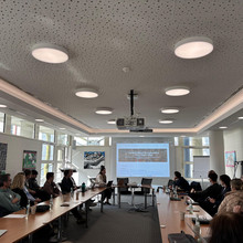 Präsentation im DSHS Senatsaal Präsentation