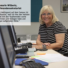 Der Lieblingsort von Rosemarie Wilbertz ist der Infopoint.