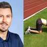 Collage: Prof. Wiewelhove, daneben Athlet der regeneriert