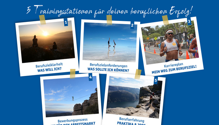 5 Trainingsstationen für deinen beruflichen Erfolg!