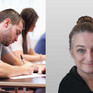 Diplom-Psychologin Marion Sulprizio erklärt, warum so viele unter Prüfungsangst leiden. Foto links: ©ESB-Professional/Shutterstock.com