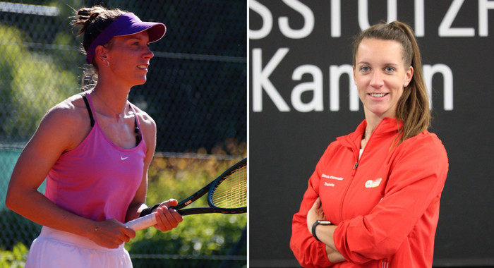 Collage aus zwei Fotos von Dinah Pfizenmaier