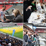 Personen im Stadion, Moderator