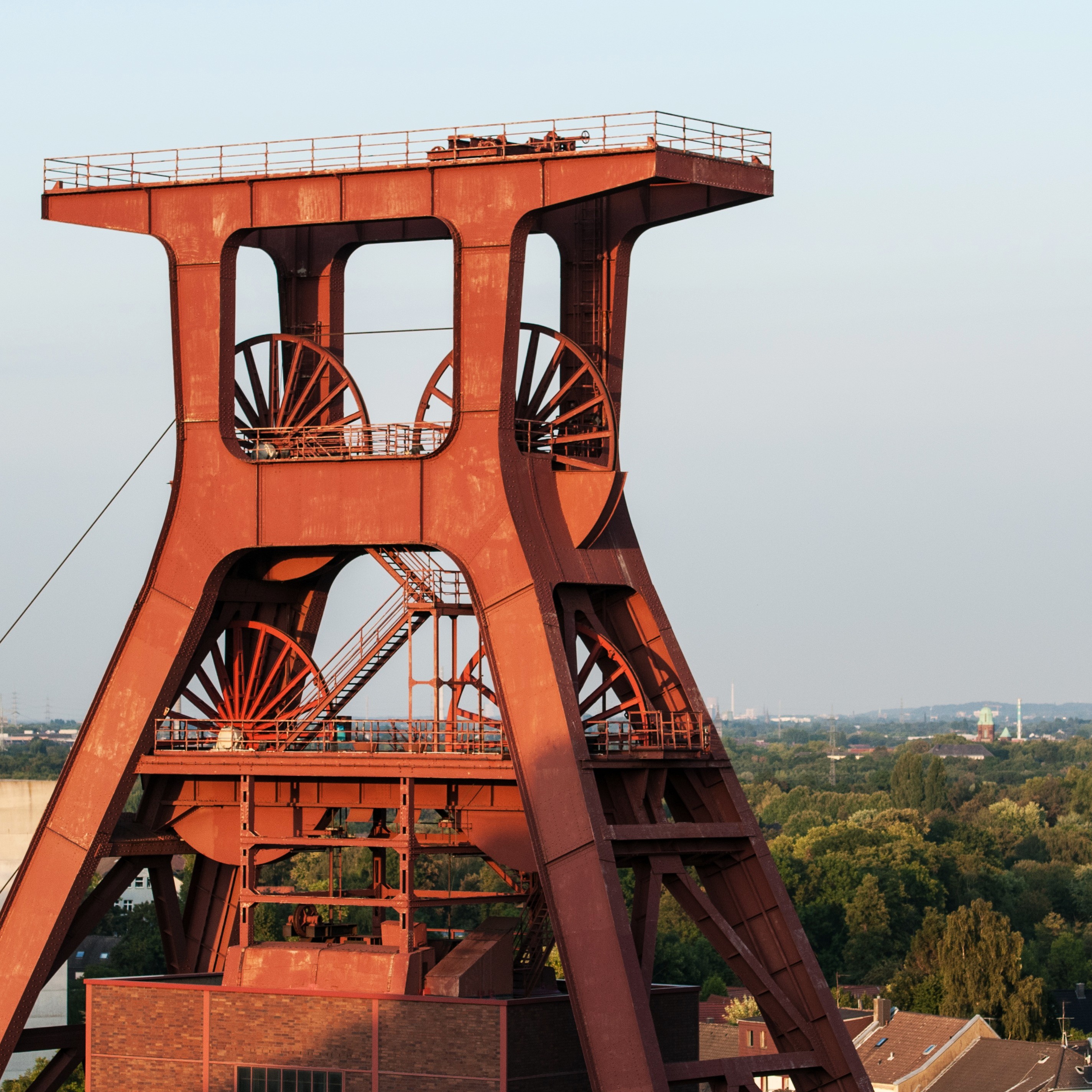 Förderturm im Ruhrgebiet
