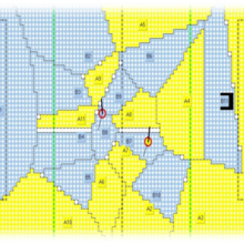 Eine Karte von Trackingdaten

