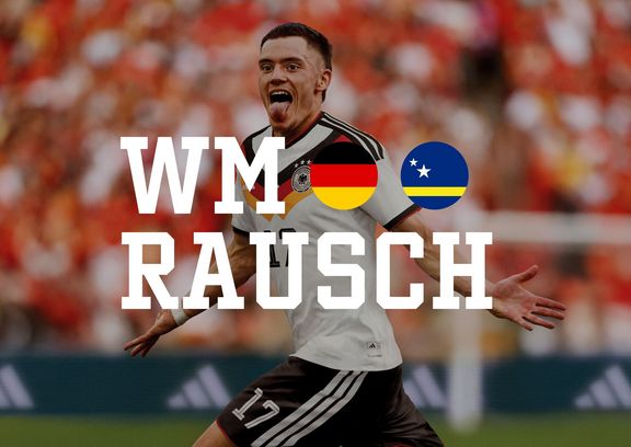 Bild von Florian Wirtz während Jubel. Bewerbung des WM Rausch.
