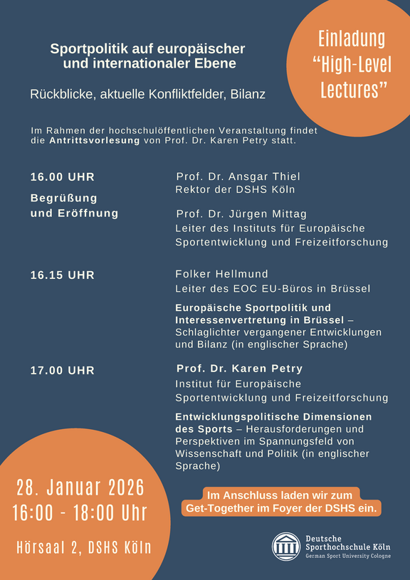 Programm Veranstaltung Antrittsvorlesung
