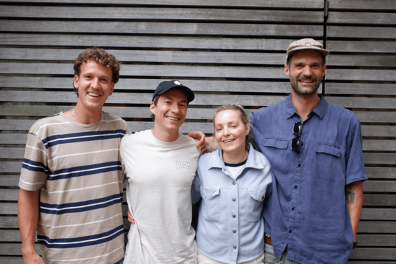 Gruppenfoto des Start-ups WakeboardCampus
