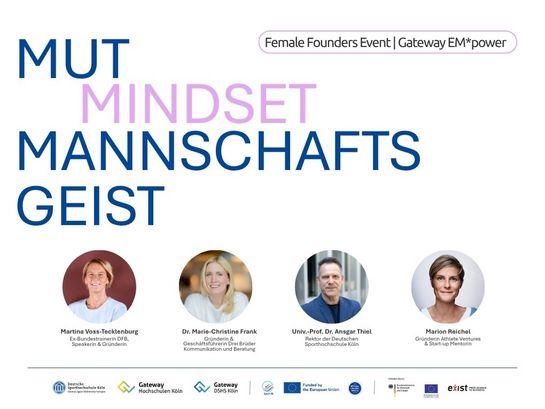 Veranstaltungsgrafik, Female Founders Netzwerktreffen 2025
