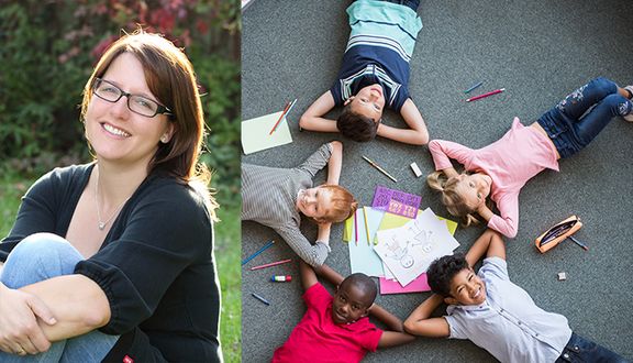 Die Referentin Dr. Anja Steinbacher der Weiterbildung "Entspannungsverfahren für Kinder".
