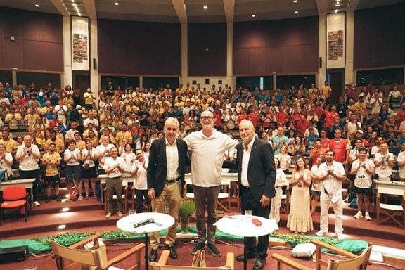 Stephan und Kollegen des IPCC (Nelson Todt und Kostas Georgiadis) bei der Eröffnung der International Volunteer Games of New Acropolis 2026 in Olympia, Griechenland
