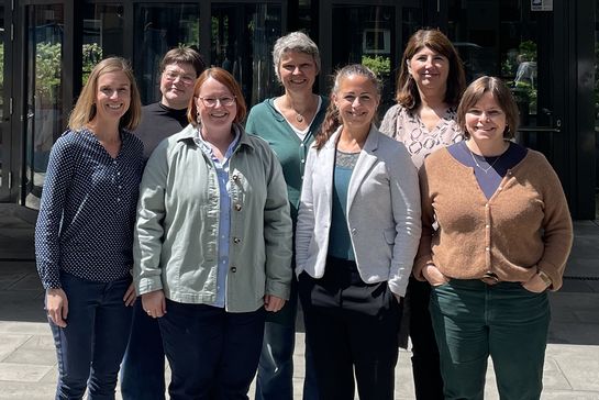 Projektteam mit Mitarbeiterinnen der Deutschen Sporthochschule Köln und der Universität Bielefeld 