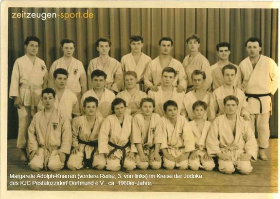Judomanschaft KJC Pestalozzidorf Dormund eV 1960er Jahre
