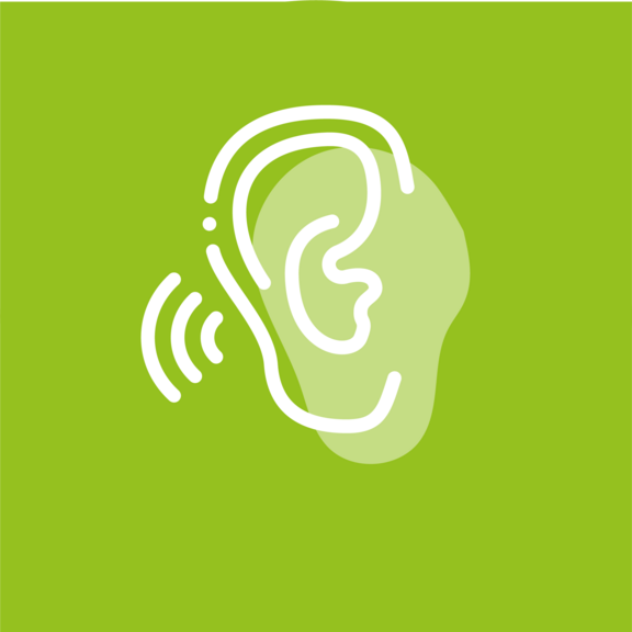Podcastsymbol "Ohr"
