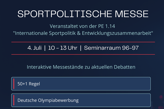 Poster Sportpolitische Messe
