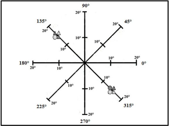 Die Graphik einer Auswertung des Attention-Window Tests
