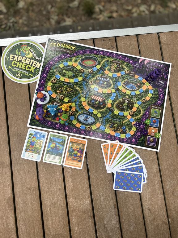 Das Brettspiel Fit O Saurus 
