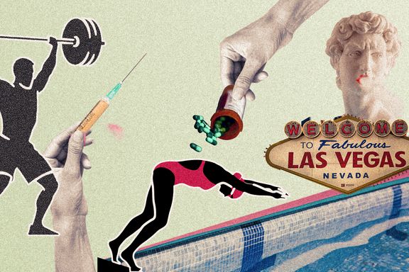 Fitness Exercises and dieting for weight loss. Fitness and weight loss concept of healthy lifestyle. Collage with dumbbell and orange
