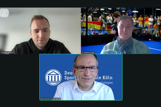 Screenshot der online dazugeschalteten Ausschussteilnehmenden