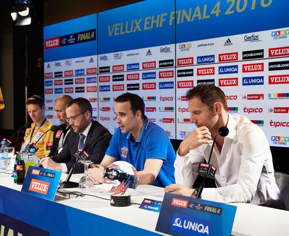 Pressekonferenz. Foto:©EHF
